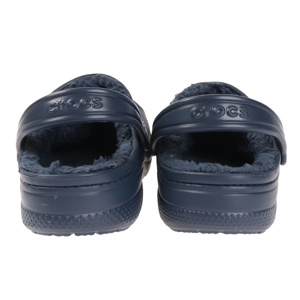 クロックス（crocs）（キッズ）サンダル ジュニア 紺 バヤ ラインド クロッグ キッズ Baya Lined Clog ネイビー 207500-463-2022 ボア付 サボサンダル