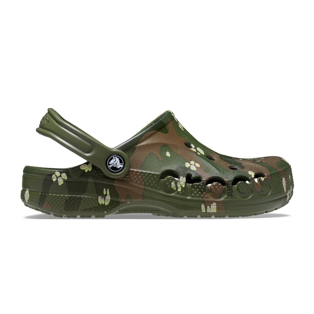 クロックス（crocs）（メンズ、レディース）スポーツサンダル バヤ シーズナル プリンテッド クロッグ ダークグリーン 206230-309-2023 通気性 レジャー 