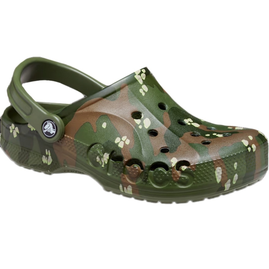 クロックス（crocs）（メンズ、レディース）スポーツサンダル バヤ シーズナル プリンテッド クロッグ ダークグリーン 206230-309-2023 通気性 レジャー 
