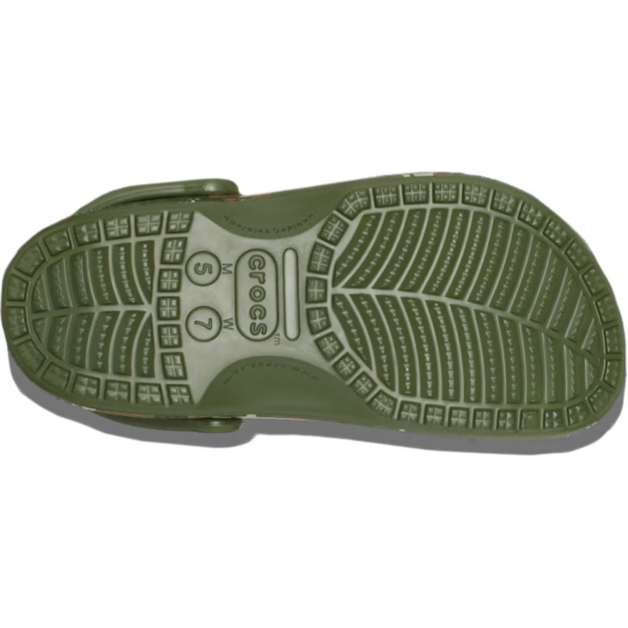 クロックス（crocs）（メンズ、レディース）スポーツサンダル バヤ シーズナル プリンテッド クロッグ ダークグリーン 206230-309-2023 通気性 レジャー 