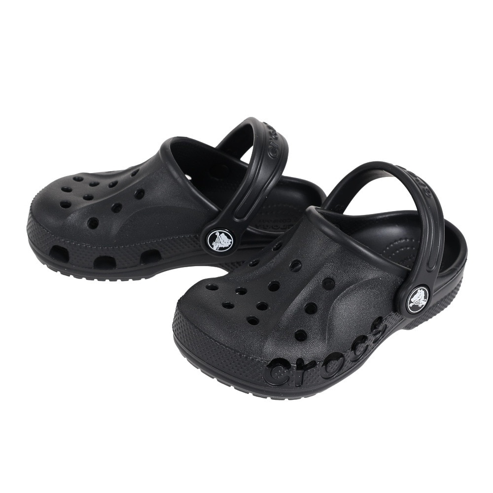 クロックス（crocs）（キッズ）ジュニアサンダル バヤ クロッグ トドラー ブラック 207012-001-2023 スポーツ シャワサン レジャー プール サボサンダル
