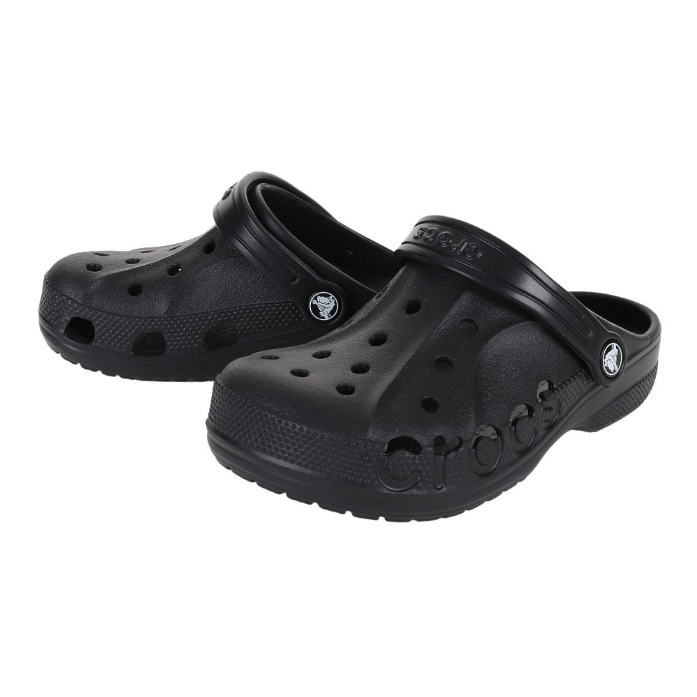 クロックス（crocs）（キッズ）ジュニアサンダル バヤ クロッグ キッズ ブラック 207013-001-2023 スポーツ シャワサン レジャー プール サボサンダル