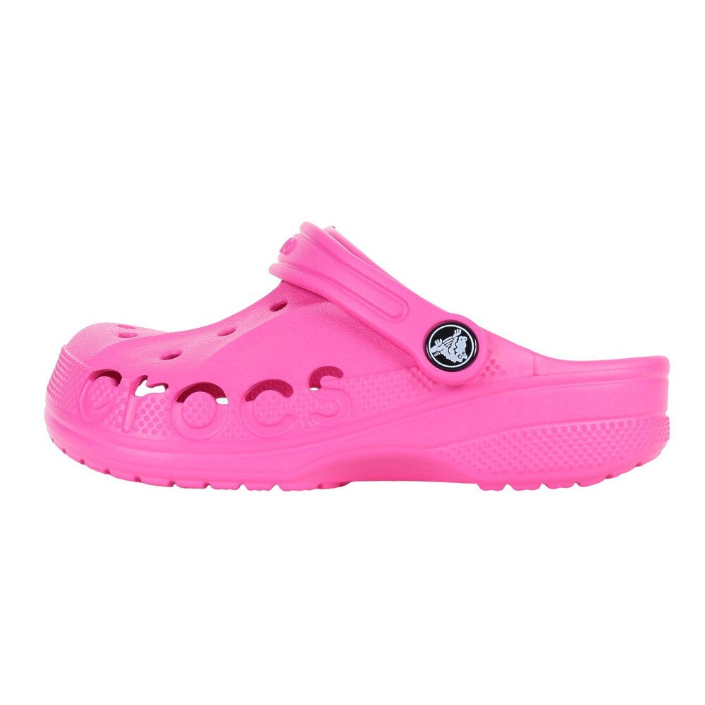 クロックス（crocs）（キッズ）ジュニアサンダル バヤ クロッグ キッズ フラッシュピンク 207013-6QQ-2023 スポーツ シャワサン レジャー プール サボサンダル