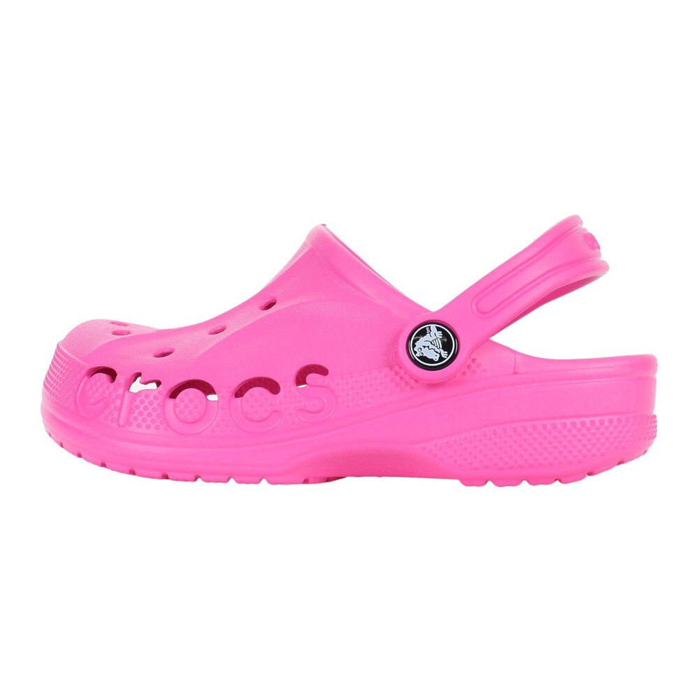 クロックス（crocs）（キッズ）ジュニアサンダル バヤ クロッグ キッズ フラッシュピンク 207013-6QQ-2023 スポーツ シャワサン レジャー プール サボサンダル