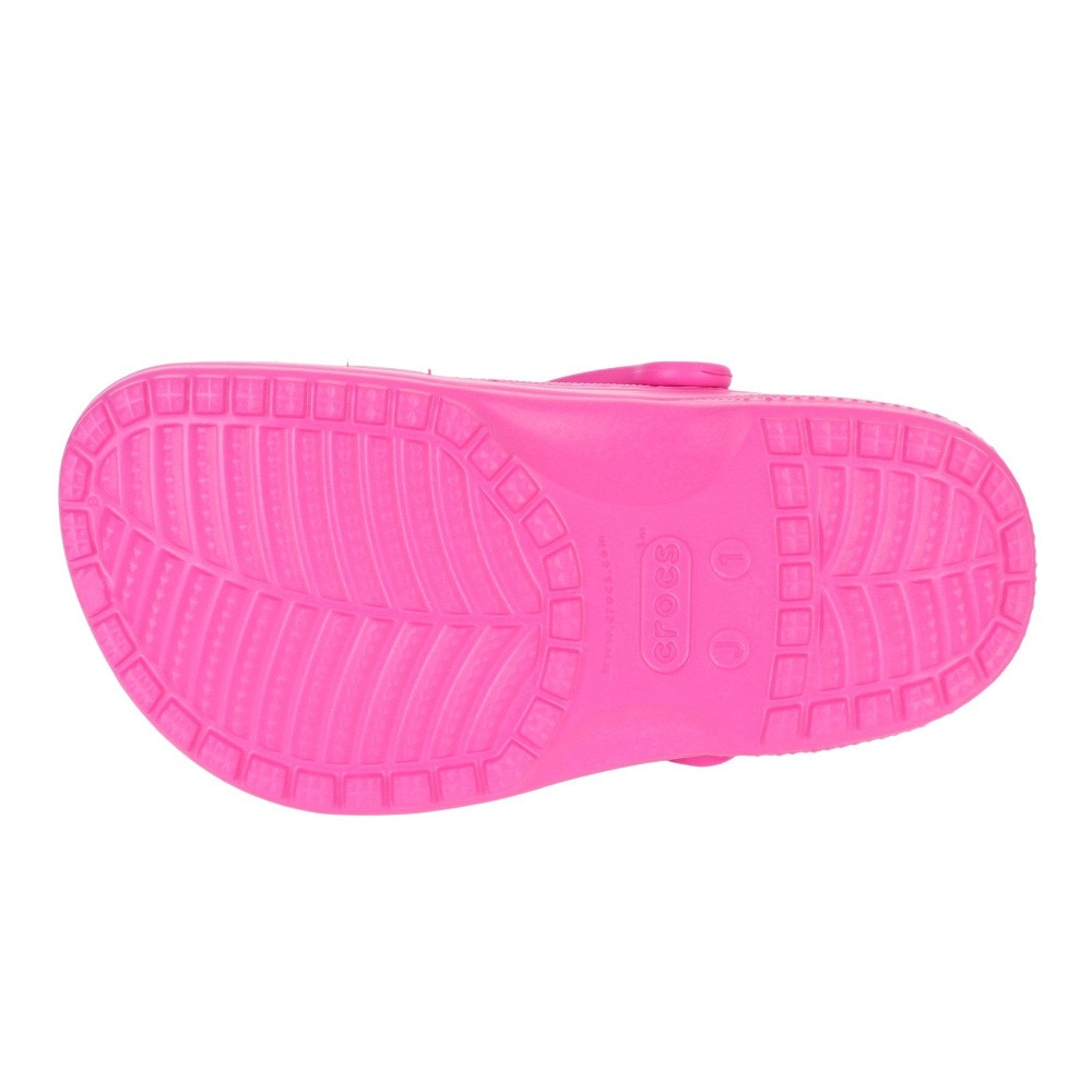 クロックス（crocs）（キッズ）ジュニアサンダル バヤ クロッグ キッズ フラッシュピンク 207013-6QQ-2023 スポーツ シャワサン レジャー プール サボサンダル