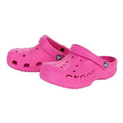 クロックス(crocs)(キッズ)ジュニアサンダル バヤ クロッグ キッズ フラッシュピンク 207013-6QQ-2023 スポーツ シャワサン レジャー プール サボサンダル