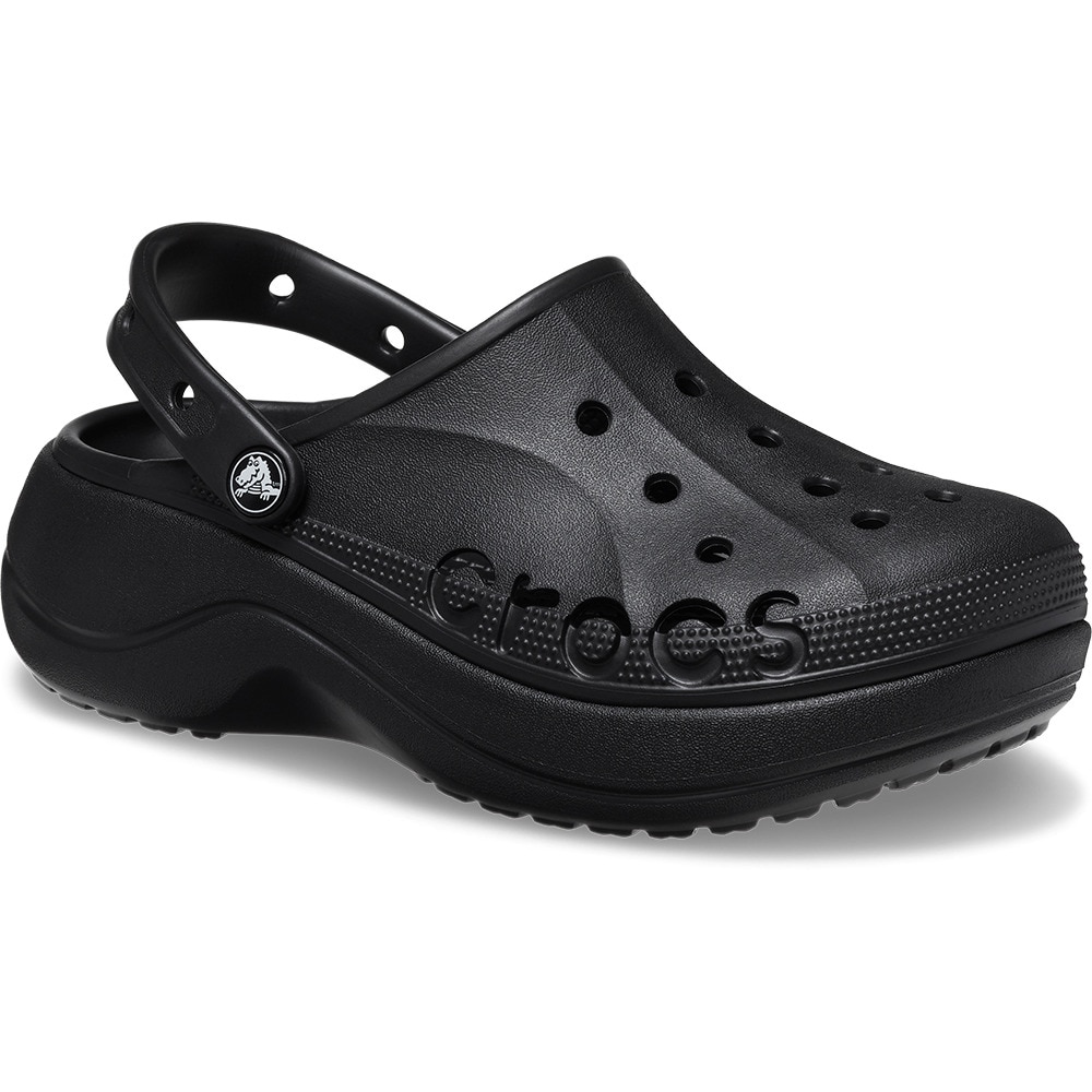クロックス（crocs）（メンズ、レディース）スポーツサンダル バヤ プラットフォーム クロッグ ブラック 208186-001-2023 レジャー プール タウン サボサンダル