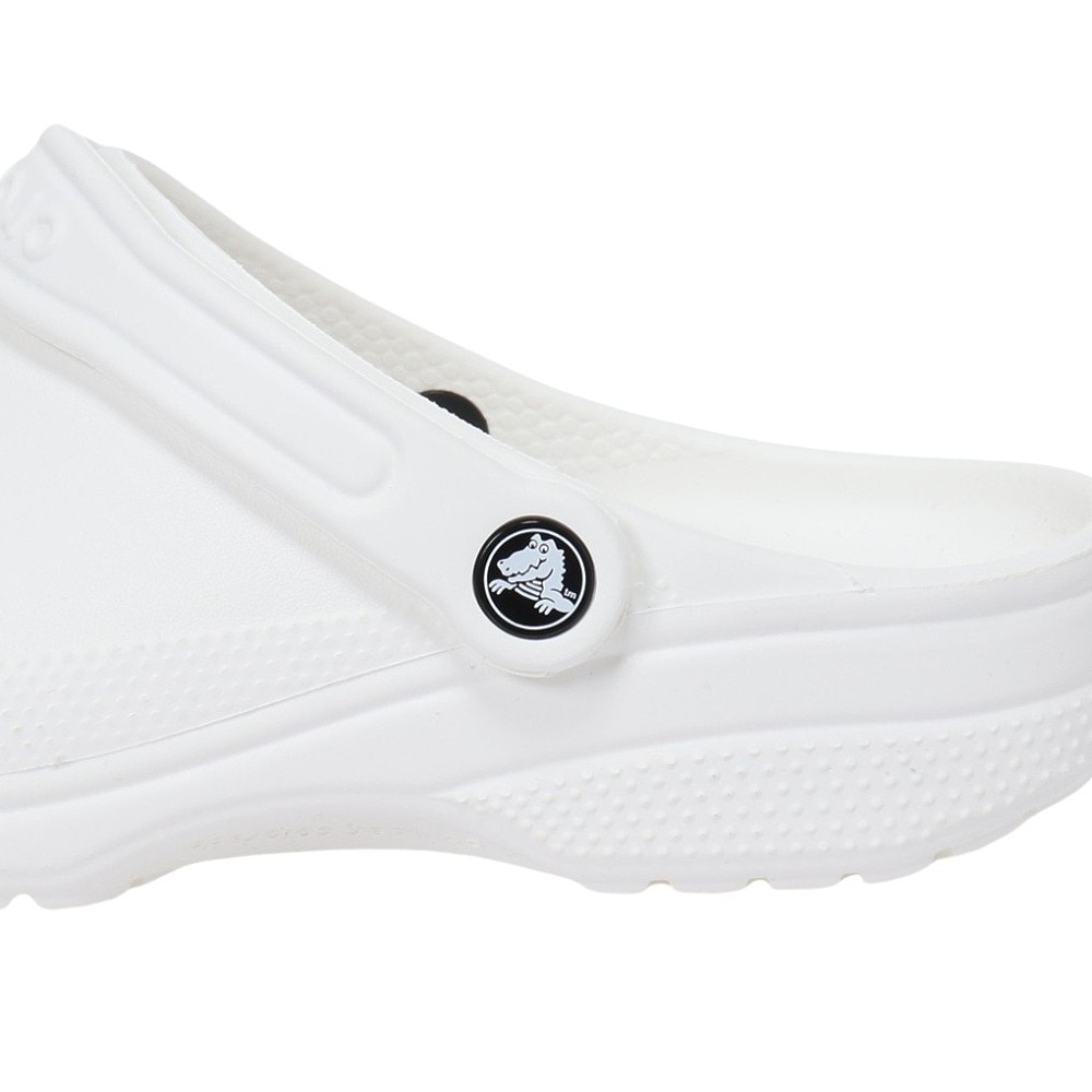 クロックス（crocs）（メンズ、レディース）サンダル クラシック クロッグ ホワイト 10001-100 シャワサン レジャー プール ビーチ 室内 軽量 防臭 