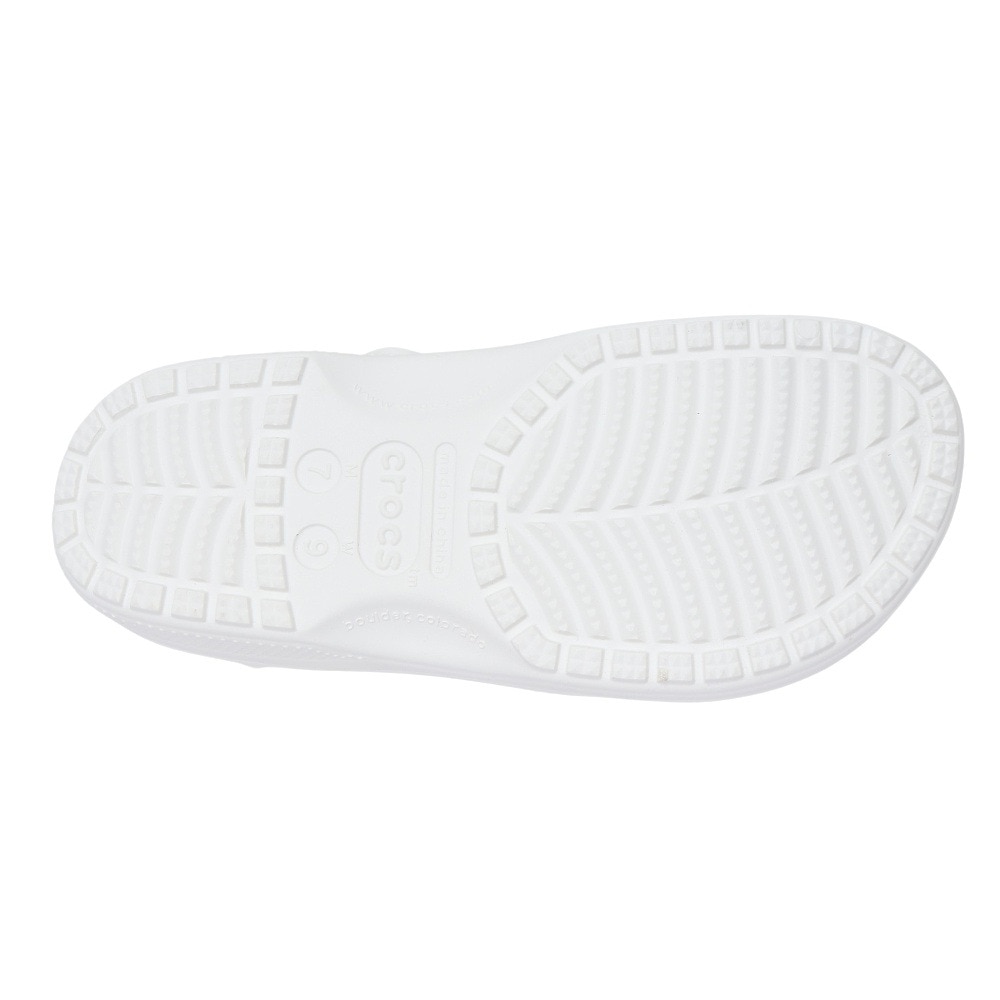 クロックス（crocs）（メンズ、レディース）サンダル クラシック クロッグ ホワイト 10001-100 シャワサン レジャー プール ビーチ 室内 軽量 防臭 
