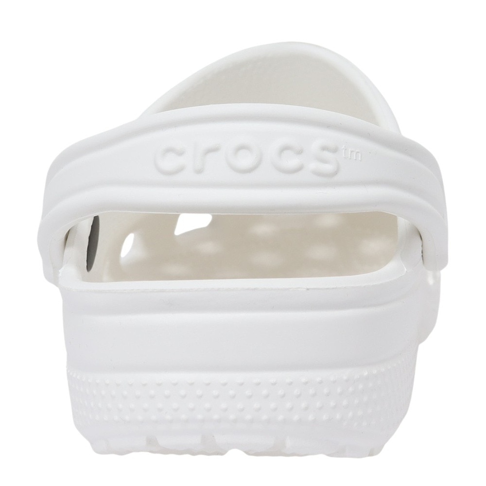 クロックス（crocs）（メンズ、レディース）サンダル クラシック クロッグ ホワイト 10001-100 シャワサン レジャー プール ビーチ 室内 軽量 防臭 