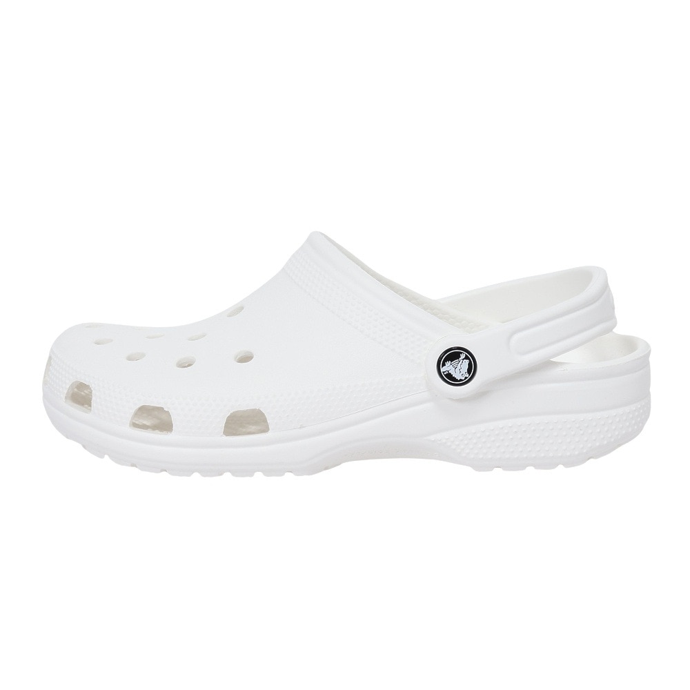 クロックス（crocs）（メンズ、レディース）サンダル クラシック クロッグ ホワイト 10001-100 シャワサン レジャー プール ビーチ 室内 軽量 防臭 