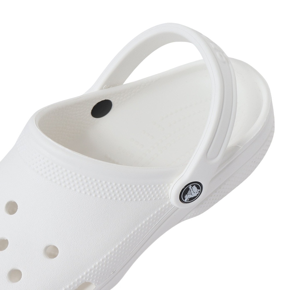 クロックス（crocs）（メンズ、レディース）サンダル クラシック クロッグ ホワイト 10001-100 シャワサン レジャー プール ビーチ 室内 軽量 防臭 