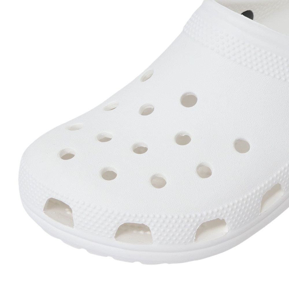 クロックス（crocs）（メンズ、レディース）サンダル クラシック クロッグ ホワイト 10001-100 シャワサン レジャー プール ビーチ 室内 軽量 防臭 