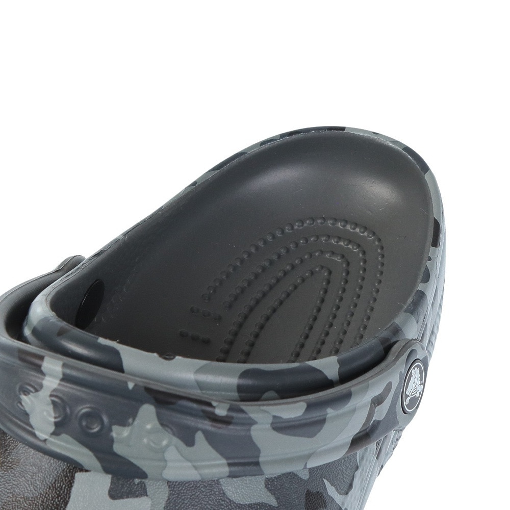 クロックス（crocs）（メンズ）サンダル クラシック プリンテッド カモ クロッグ ダークグレー 206454-0IE 速乾 タウン レジャー プール