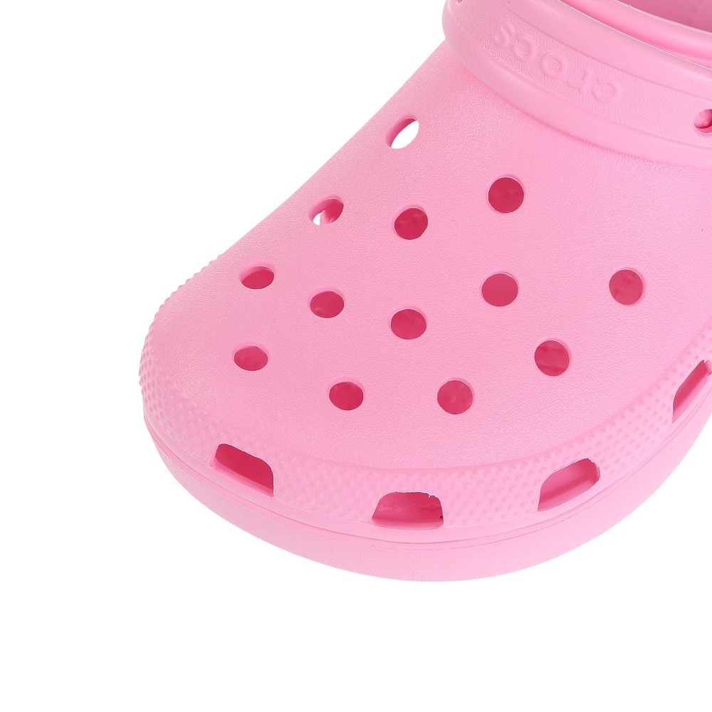 クロックス（crocs）（レディース）スポーツサンダル クラシック プラットフォーム クロッグ ピンク 206750-6S0-2023 シャワサン 厚底 レジャー タウン