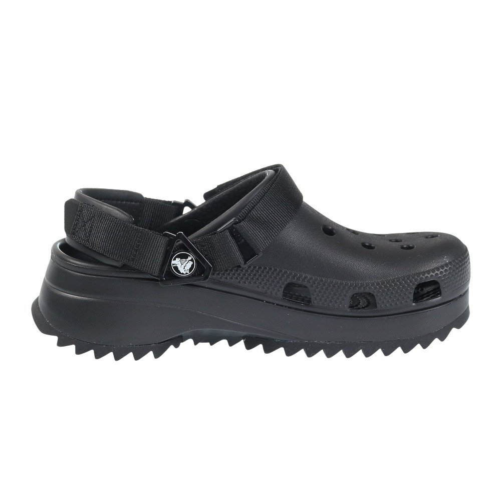 クロックス（crocs）（メンズ、レディース）スポーツサンダル クラシック ハイカー クロッグ ブラック 206772-060-2023 シャワサン レジャー 軽量 厚底 サボサンダル