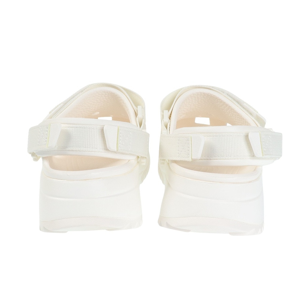 クロックス（crocs）（メンズ、レディース）スポーツサンダル クラシック ハイカー クロッグ ホワイト 206772-143-2023 シャワサン レジャー 軽量 厚底 サボサンダル