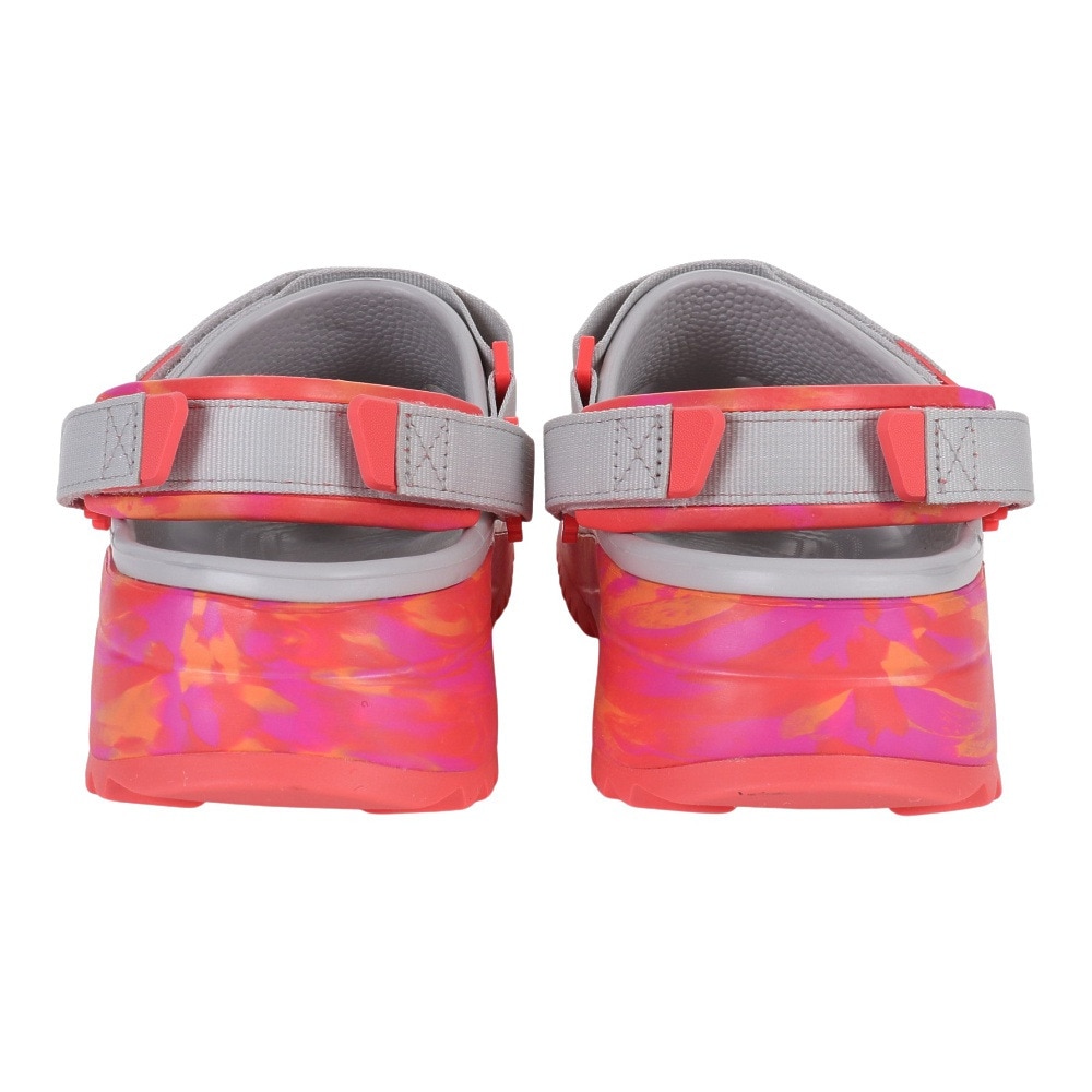 クロックス（crocs）（メンズ）スポーツサンダル クラシック ハイカー クロッグ シルバー 206772-1FS-2023 シャワサン レジャー 軽量 厚底 サボサンダル