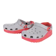 クロックス（crocs）（メンズ）スポーツサンダル クラシック ハイカー クロッグ シルバー 206772-1FS-2023 シャワサン レジャー 軽量 厚底 サボサンダル