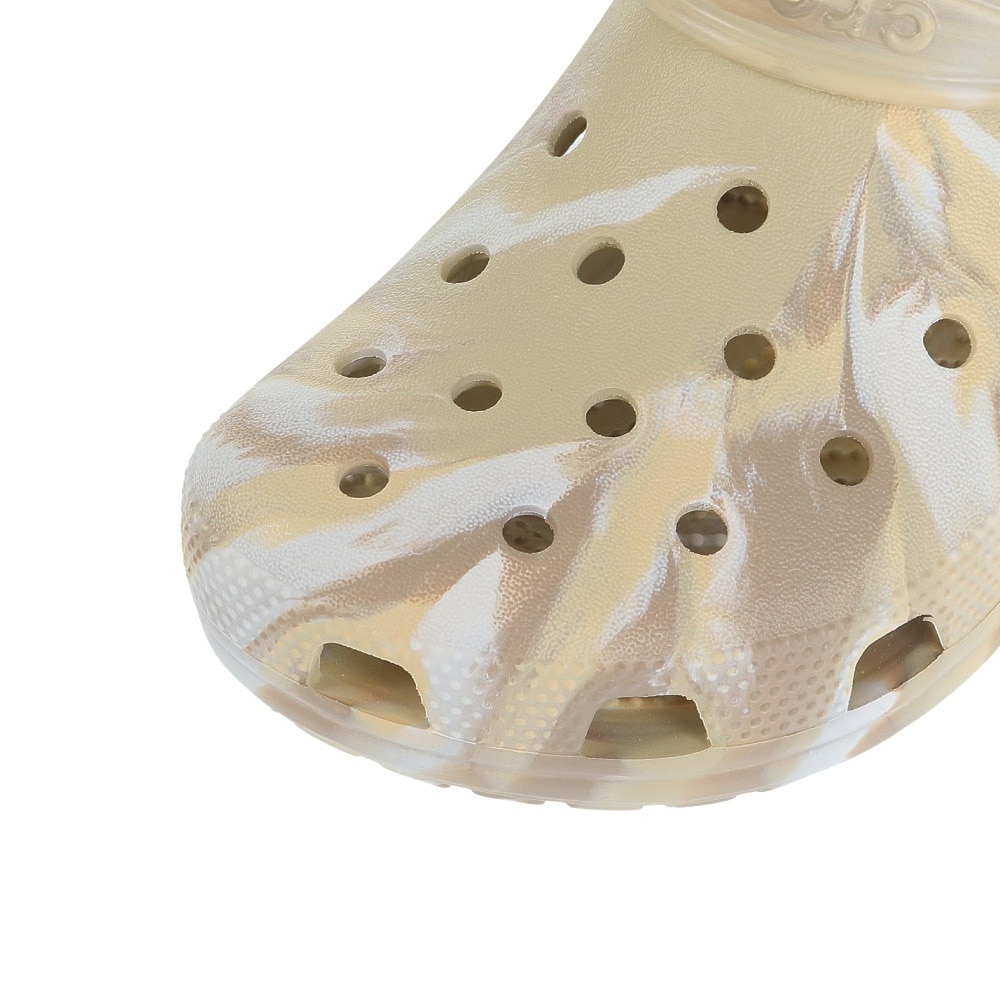 クロックス（crocs）（メンズ、レディース）サンダル クラシック マーブル クロッグ ベージュ 206867-2Y3-2023 シャワサン レジャー 軽量 厚底