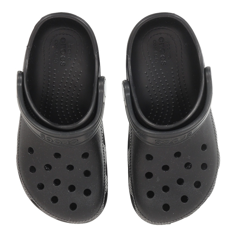 クロックス（crocs）（キッズ）サンダル クラシック クロッグ キッズ Black ブラック 206991-001-2023 シャワサン レジャー プール 軽量 サボサンダル