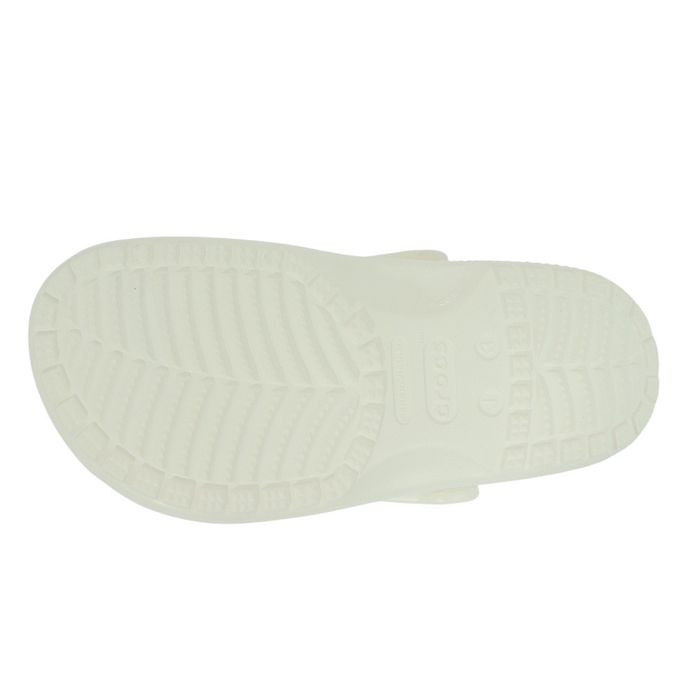 クロックス（crocs）（キッズ）スポーツサンダル クラシック クロッグ キッズ White ホワイト 206991-100-2023 シャワサン レジャー プール ビーチ 軽量 