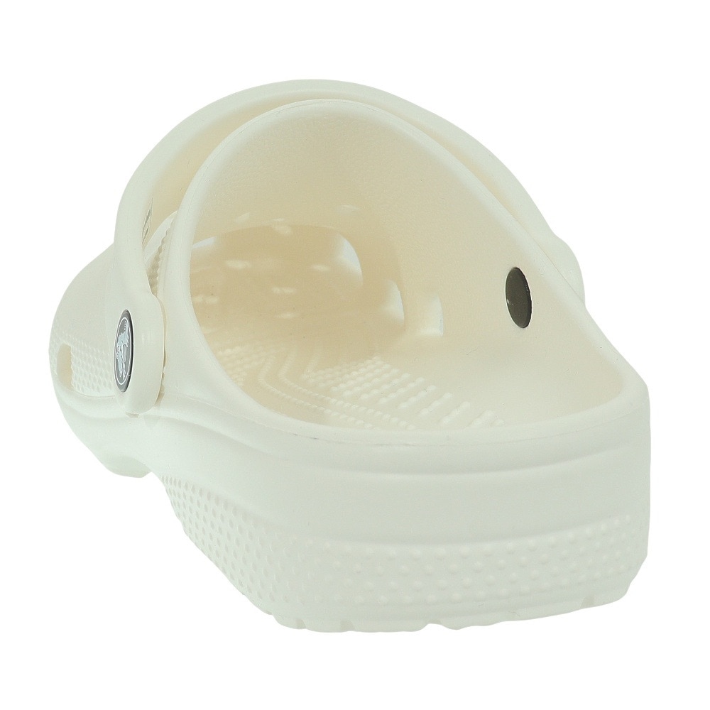 クロックス（crocs）（キッズ）スポーツサンダル クラシック クロッグ キッズ White ホワイト 206991-100-2023 シャワサン レジャー プール ビーチ 軽量 