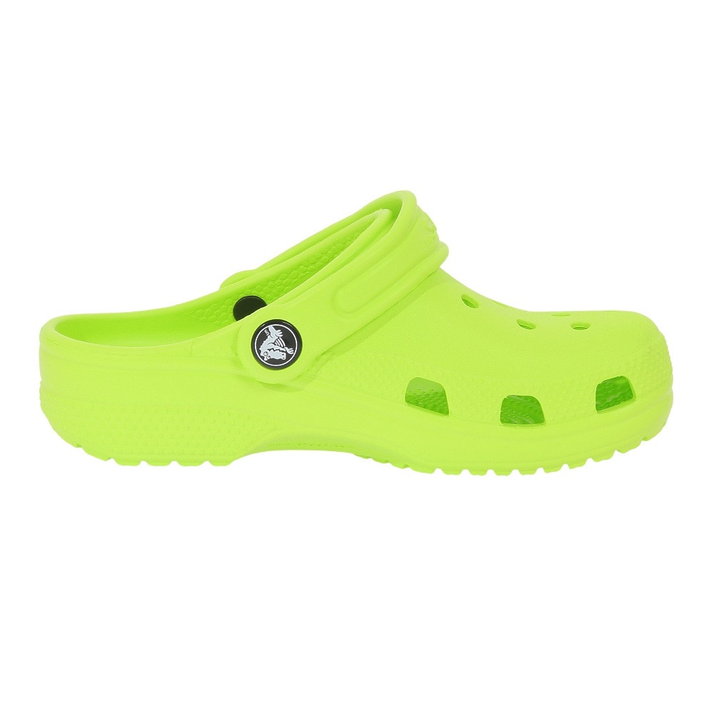 クロックス（crocs）（キッズ）スポーツサンダル クラシック クロッグ キッズ Lime フラッシュグリーン 206991-3UH-2023 レジャー プール 軽量