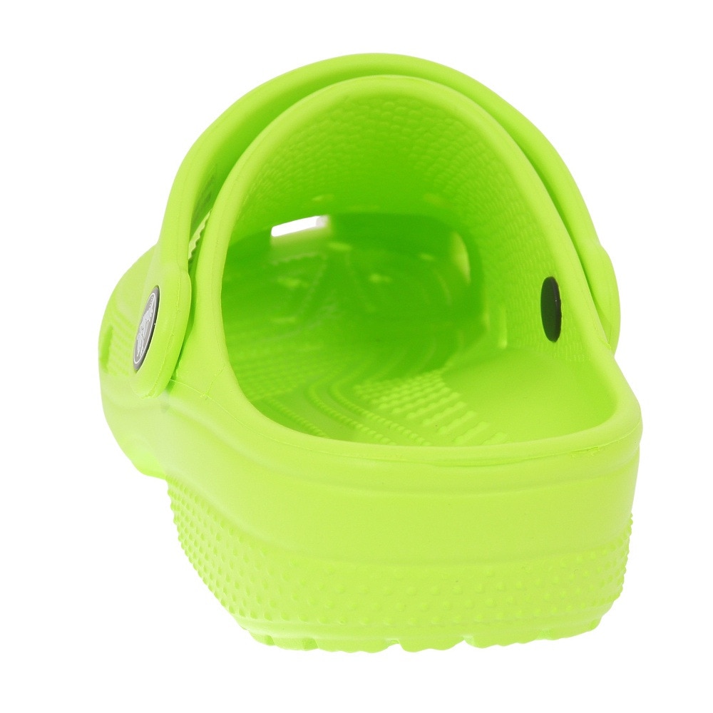 クロックス（crocs）（キッズ）スポーツサンダル クラシック クロッグ キッズ Lime フラッシュグリーン 206991-3UH-2023 レジャー プール 軽量