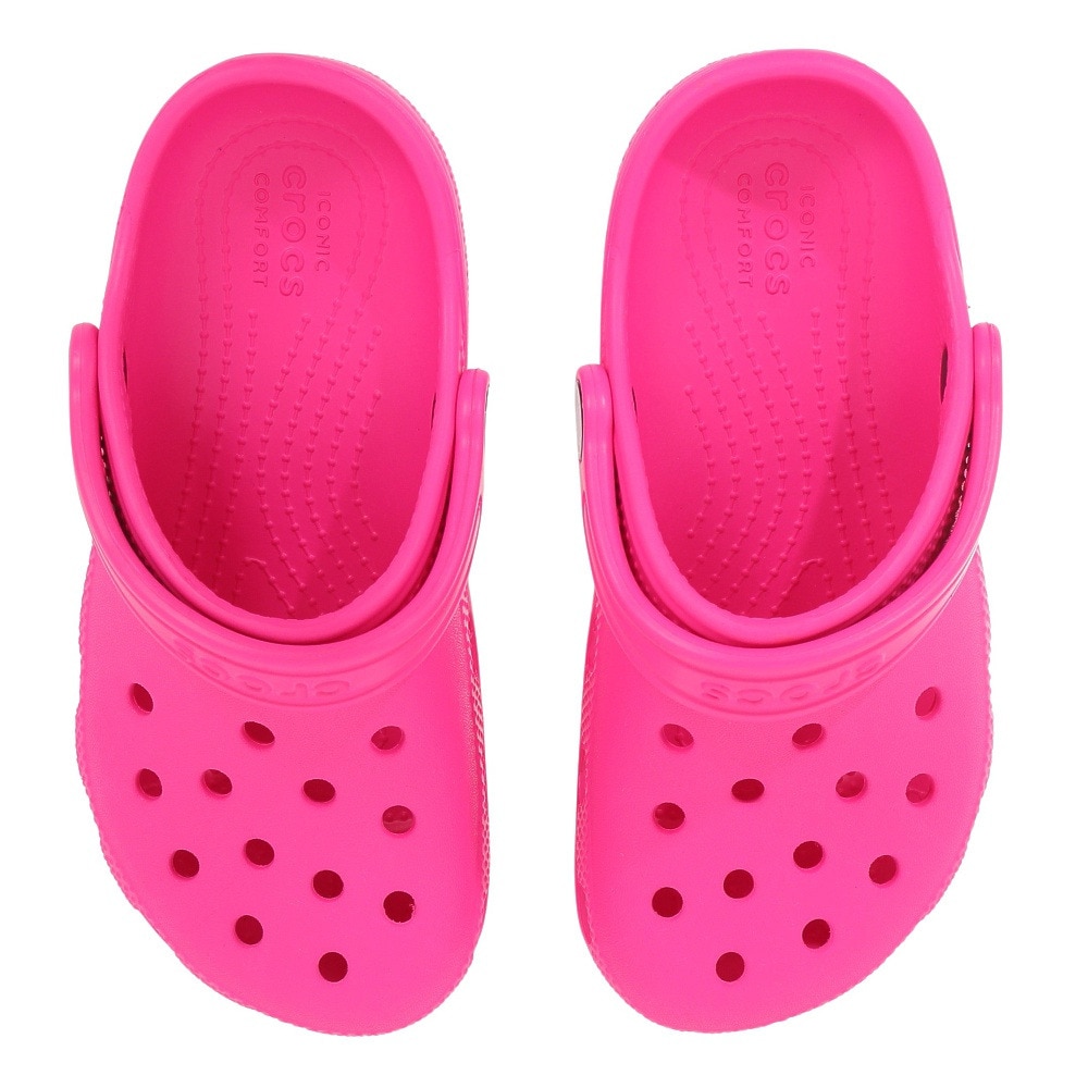 クロックス（crocs）（キッズ）スポーツサンダル クラシック クロッグ キッズ Juice ピンク 206991-6UB-2023 ジュニア シャワサン レジャー プール 軽量