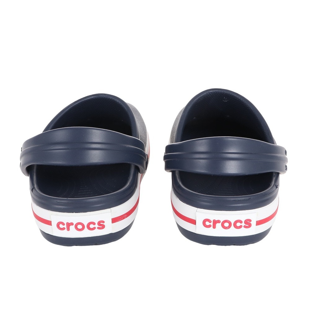 クロックス（crocs）（キッズ）ジュニアサンダル クロックバンド クロッグ キッズ ネイビー レッド 207006-485-2023 シャワサン レジャー プール サボサンダル