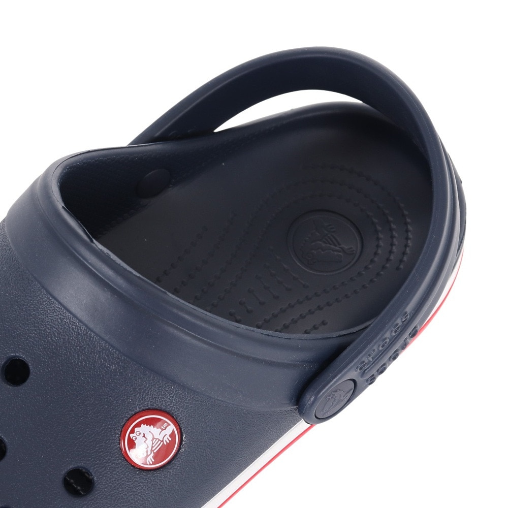 クロックス（crocs）（キッズ）ジュニアサンダル クロックバンド クロッグ キッズ ネイビー レッド 207006-485-2023 シャワサン レジャー プール サボサンダル