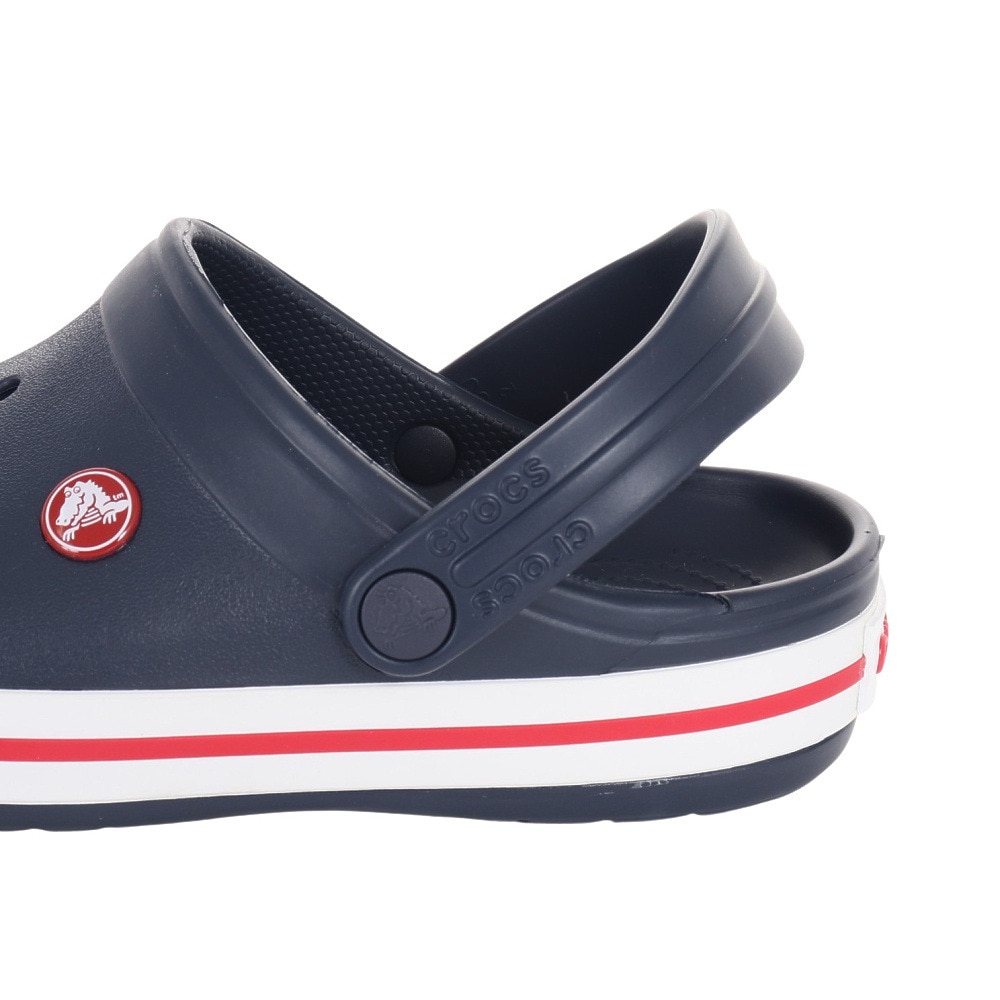 クロックス（crocs）（キッズ）ジュニアサンダル クロックバンド クロッグ キッズ ネイビー レッド 207006-485-2023 シャワサン レジャー プール サボサンダル