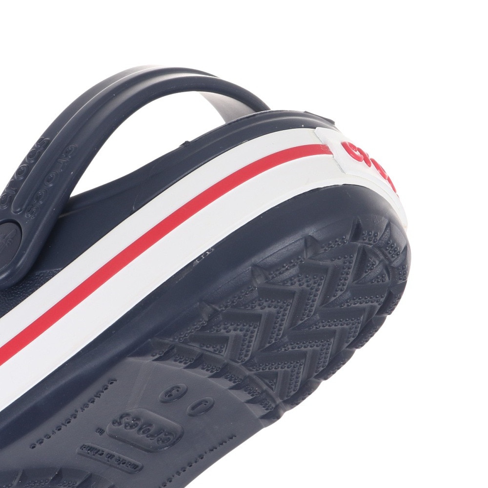 クロックス（crocs）（キッズ）ジュニアサンダル クロックバンド クロッグ キッズ ネイビー レッド 207006-485-2023 シャワサン レジャー プール サボサンダル
