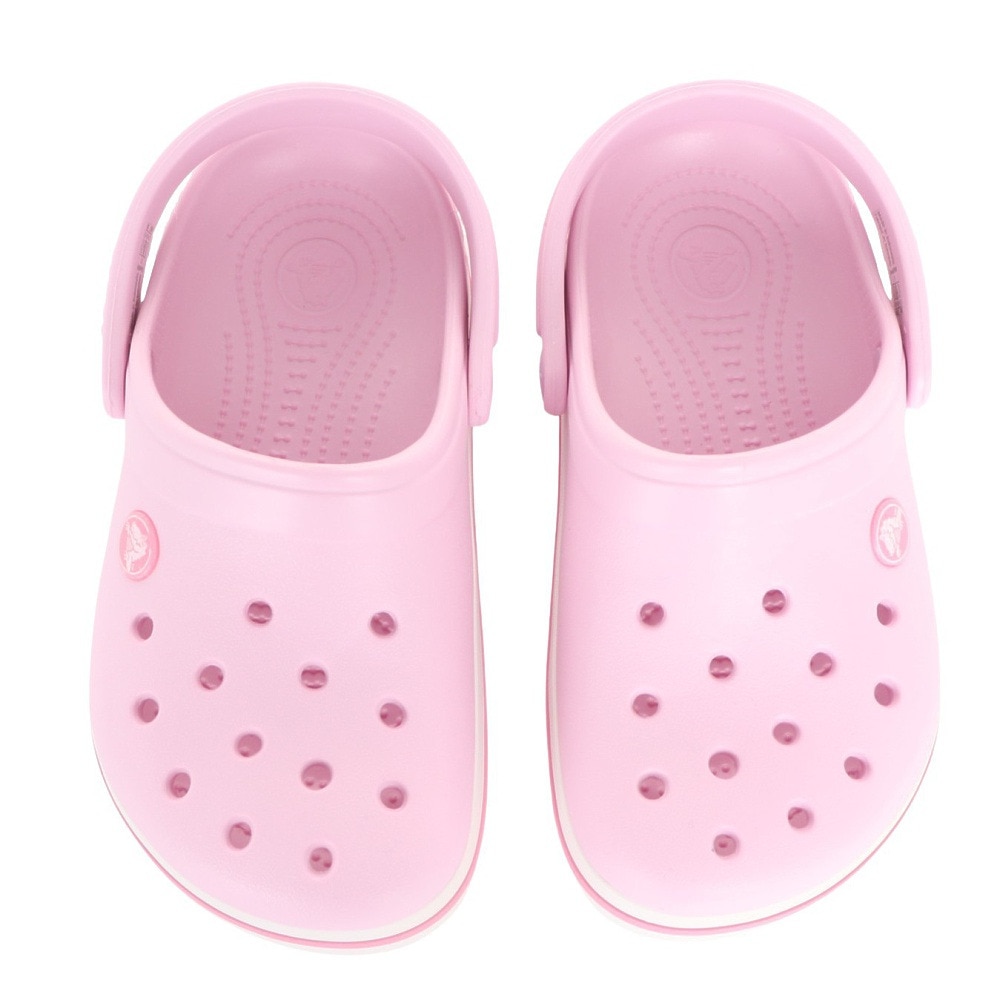 クロックス（crocs）（キッズ）ジュニアサンダル クロックバンド クロッグ キッズ ピンク 207006-6GD-2023 スポーツ シャワサン レジャー プール