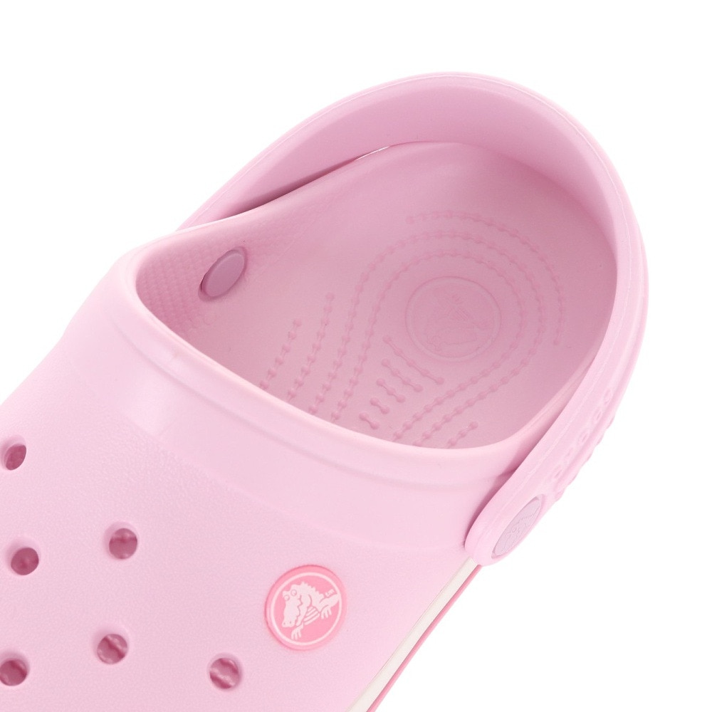 クロックス（crocs）（キッズ）ジュニアサンダル クロックバンド クロッグ キッズ ピンク 207006-6GD-2023 シャワサン レジャー プール