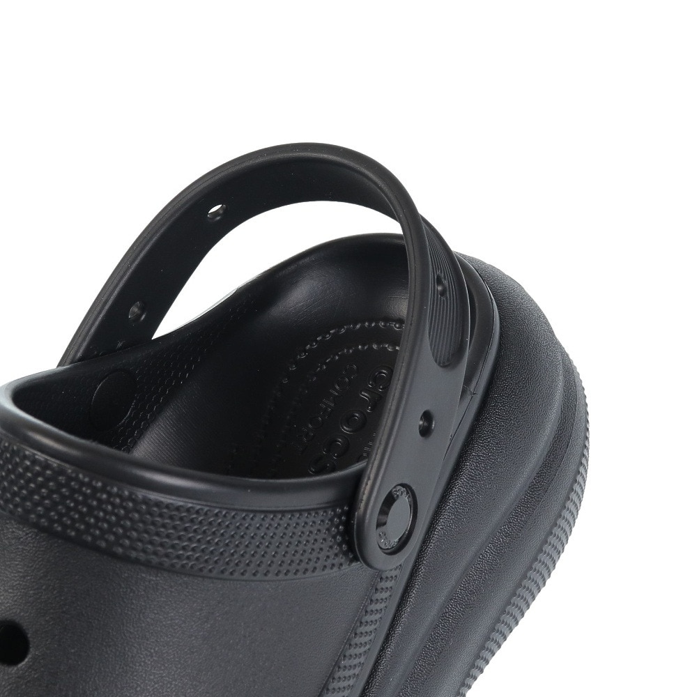 クロックス（crocs）（レディース）スポーツサンダル クラッシュ クロッグ ブラック 207521-001-2023 シャワサン レジャー プール ビーチ タウン 厚底