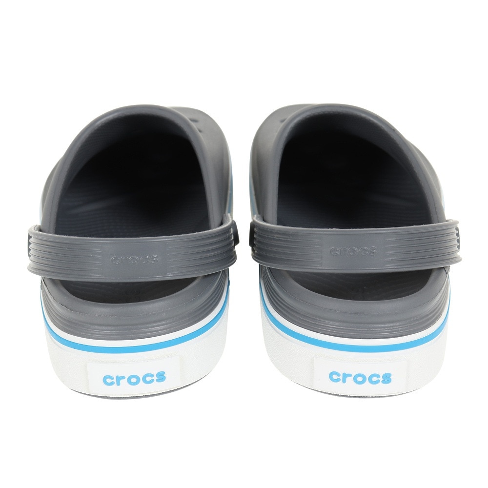 クロックス（crocs）（メンズ、レディース）スポーツサンダル オフ コート クロッグ チャコールグレー 208371-025-2023 速乾性 軽量 厚底 レジャー プール