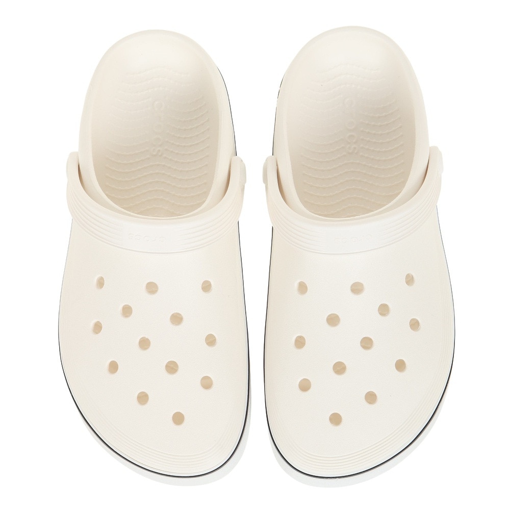 クロックス（crocs）（メンズ、レディース）サンダル オフ コート クロッグ ホワイト 208371-100-2023 速乾性 軽量 厚底 カジュアル レジャー プール