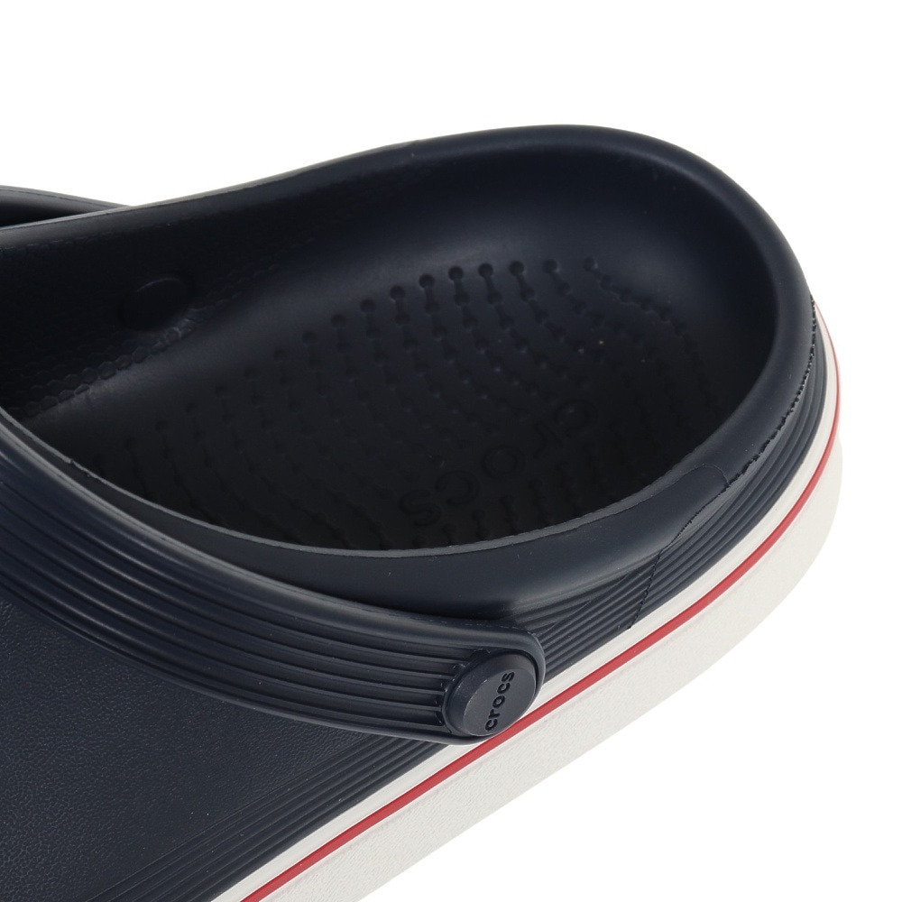 クロックス（crocs）（メンズ、レディース）サンダル オフ コート クロッグ ネイビー レッド 208371-410-2023 速乾性 軽量 厚底 カジュアル レジャー