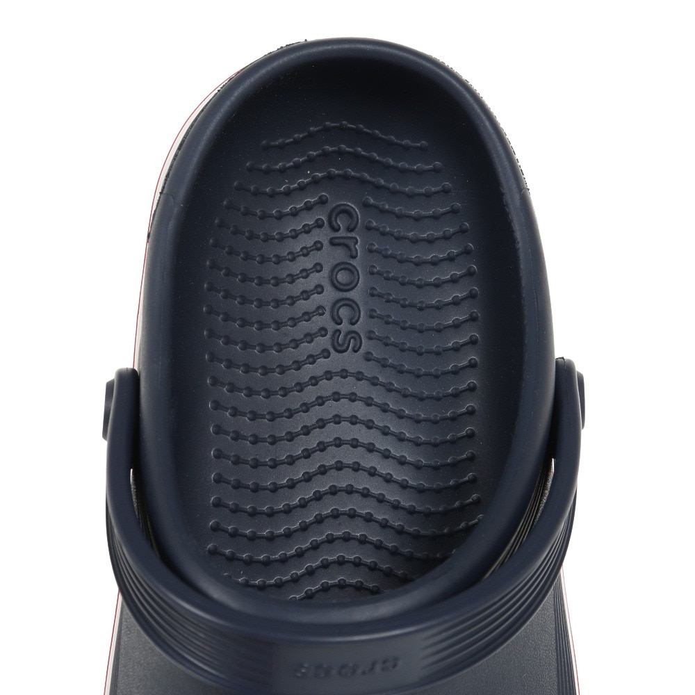 クロックス（crocs）（メンズ、レディース）サンダル オフ コート クロッグ ネイビー レッド 208371-410-2023 速乾性 軽量 厚底 カジュアル レジャー