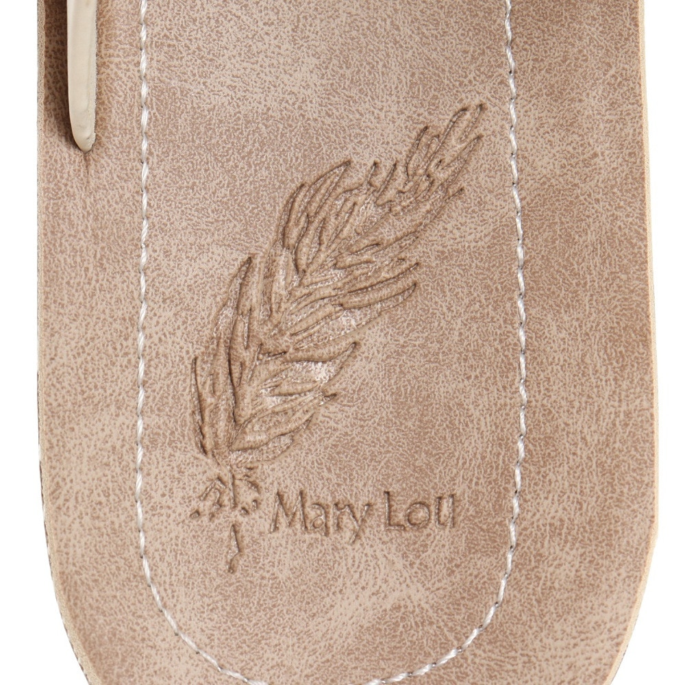 メリールー（Mary Lou）（レディース）フラットサンダル アイボリー 6304IVORY レジャー プール ビーチ タウン