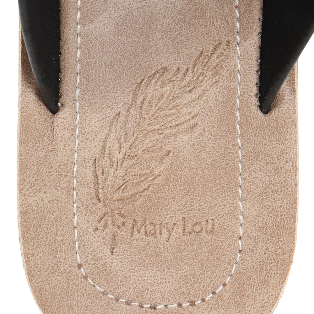メリールー（Mary Lou）（レディース）サンダル ブラック 6305BLACK レジャー プール ビーチ タウン フラットサンダル 