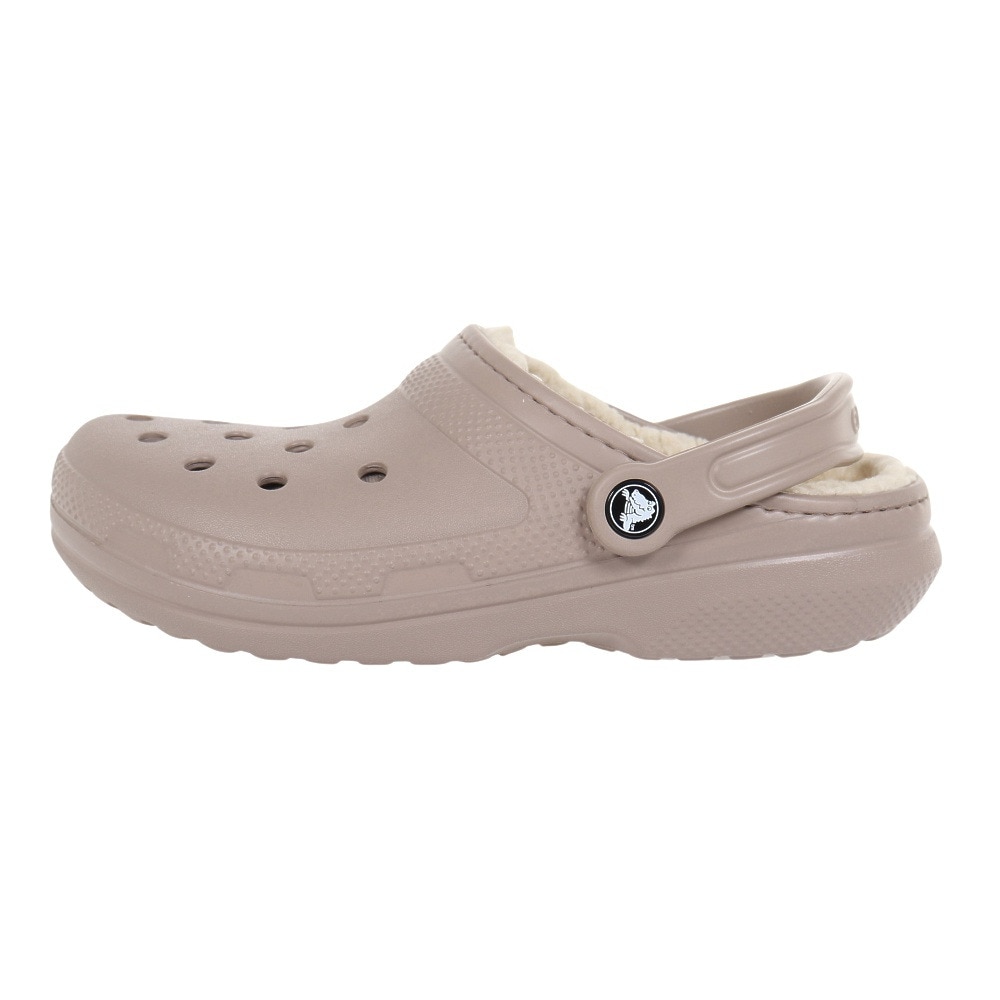 クロックス（crocs）（メンズ、レディース）スポーツサンダル クラシック ラインド クロッグ ベージュ 203591-2YB-2023 内側フリース 暖かい 軽い ふわふわ