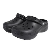 クロックス（crocs）（レディース）サンダル ClscPltfmLndCgW Blk 207938-001-2023