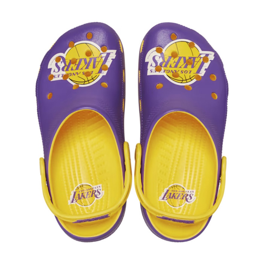 クロックス（crocs）（メンズ、レディース）サンダル NBA ロサンゼルス レイカーズ クラシック クロッグ 208650-75Y-2023