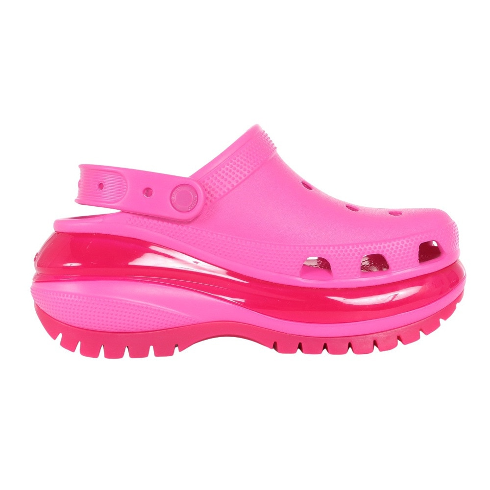 クロックス（crocs）（メンズ、レディース）スポーツサンダル メガ クラッシュ クロッグ ピンク 207988-6UB-2023T タウン 街履き カジュアル レジャー
