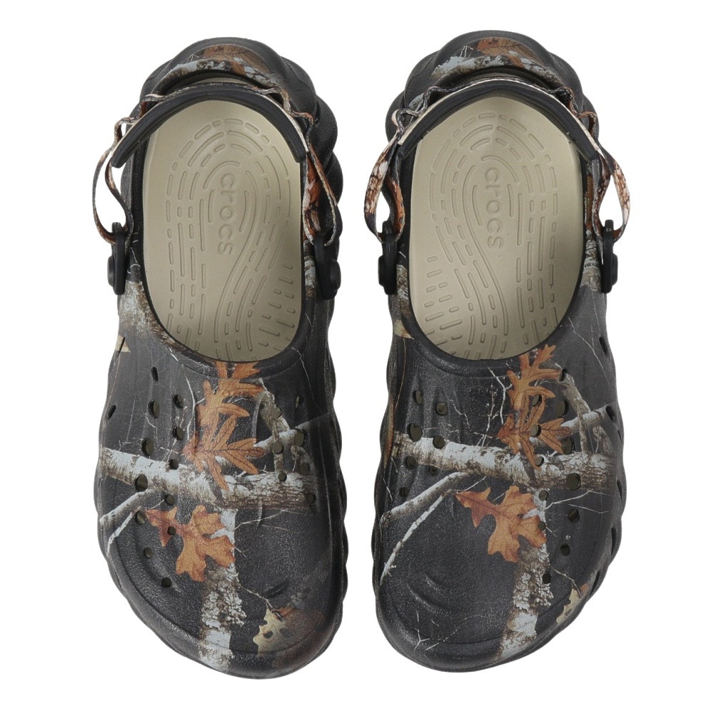 クロックス（crocs）（メンズ、レディース）スポーツサンダル Rlt Edge EchoClg Blk ブラック 208232-001-2024 シャワーサンダル