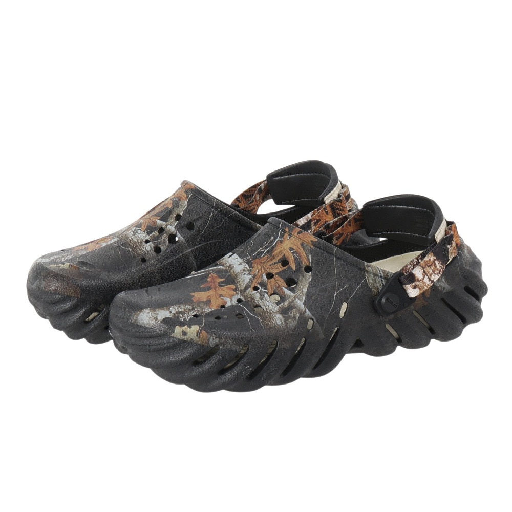 クロックス（crocs）（メンズ、レディース）スポーツサンダル Rlt Edge EchoClg Blk ブラック 208232-001-2024 シャワーサンダル