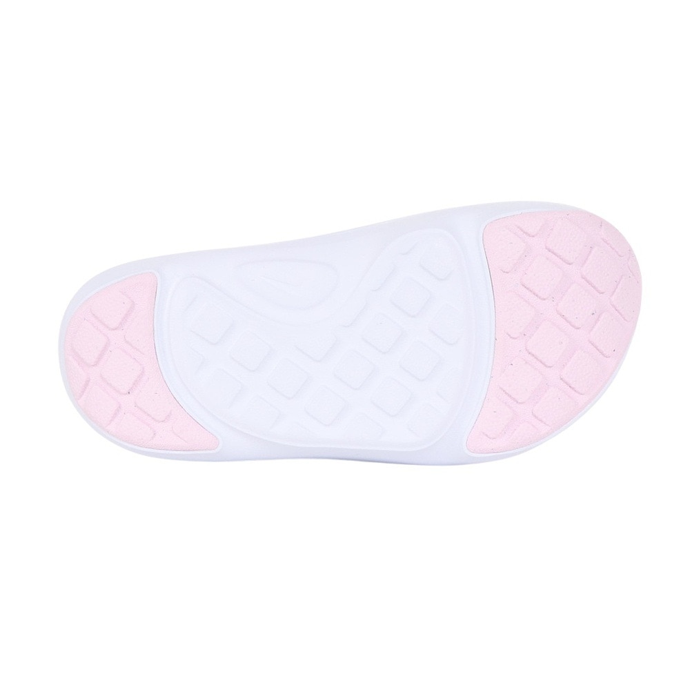 ナイキ（NIKE）（キッズ）サンダル アクア スウッシュ ピンク ホワイト FN0876-600  日常履き タウン レジャー プール 耐久性 クッション性